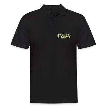 Turin fondée en 2006 - Polo Homme - noir - Devant - Kai (181cm)