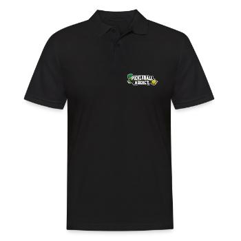 Pickleball Addict Logo - Polo Homme - noir - Devant - Kai (181cm)