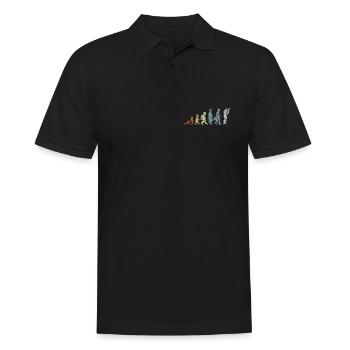 Cycle de vie de l’électricien - Polo Homme - noir - Devant - Kai (181cm)