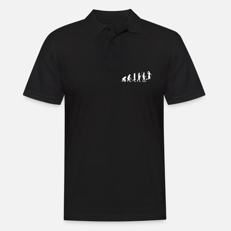 Techno Evolution Silhouettes - Polo Homme - noir