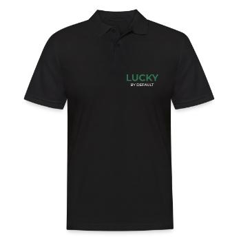 Chanceux par défaut - Polo Homme - noir - Devant - Kai (181cm)