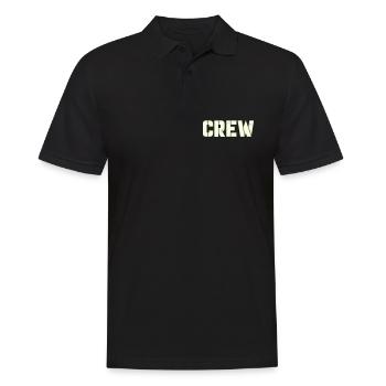 crew - Männer Poloshirt - Schwarz - Vorne - Kai (181cm)