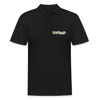 Dortmund - Männer Poloshirt - Schwarz - Vorne - Kai (181cm)