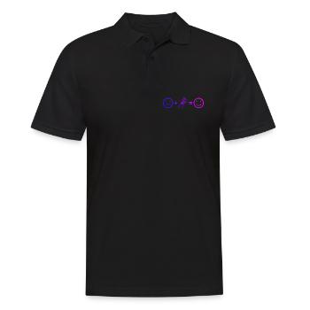 Idée cadeau pour un athlète de pickleball pour l’anniversaire - Polo Homme - noir - Devant - Kai (181cm)