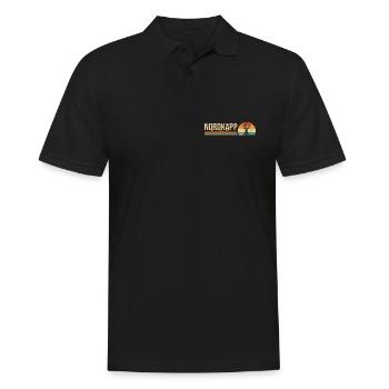 Nordkapp Nordkap Norwegen Roadtrip Geschenk - Männer Poloshirt - Schwarz - Vorne - Kai (181cm)