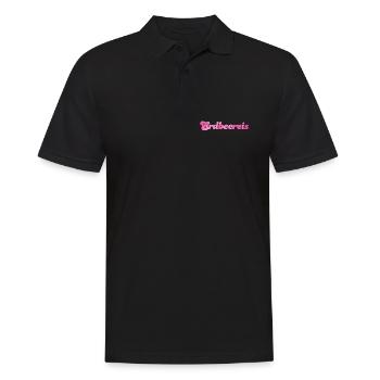 Erdbeereis Eis Fan Sommer Erdbeeren Erdbeer süß - Männer Poloshirt - Schwarz - Vorne - Kai (181cm)