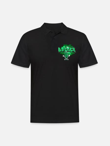 Bremen Graffiti - Men's Polo Shirt - black