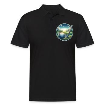 Golfe - Polo Homme - noir - Devant - Kai (181cm)