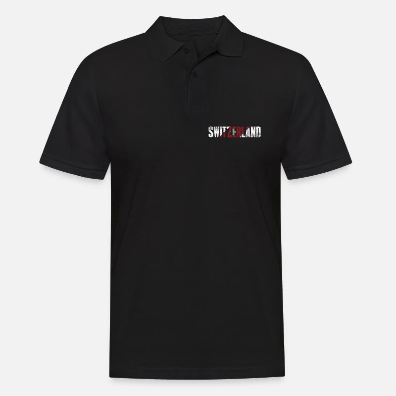 N/A - Männer Poloshirt - Schwarz