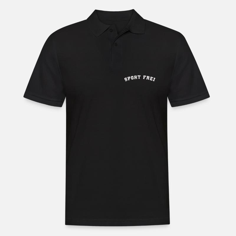 Sport Frei Design Scratch - Männer Poloshirt - Schwarz
