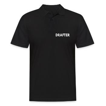 Drafter - Men's Polo Shirt - black - Front - Kai (181cm)