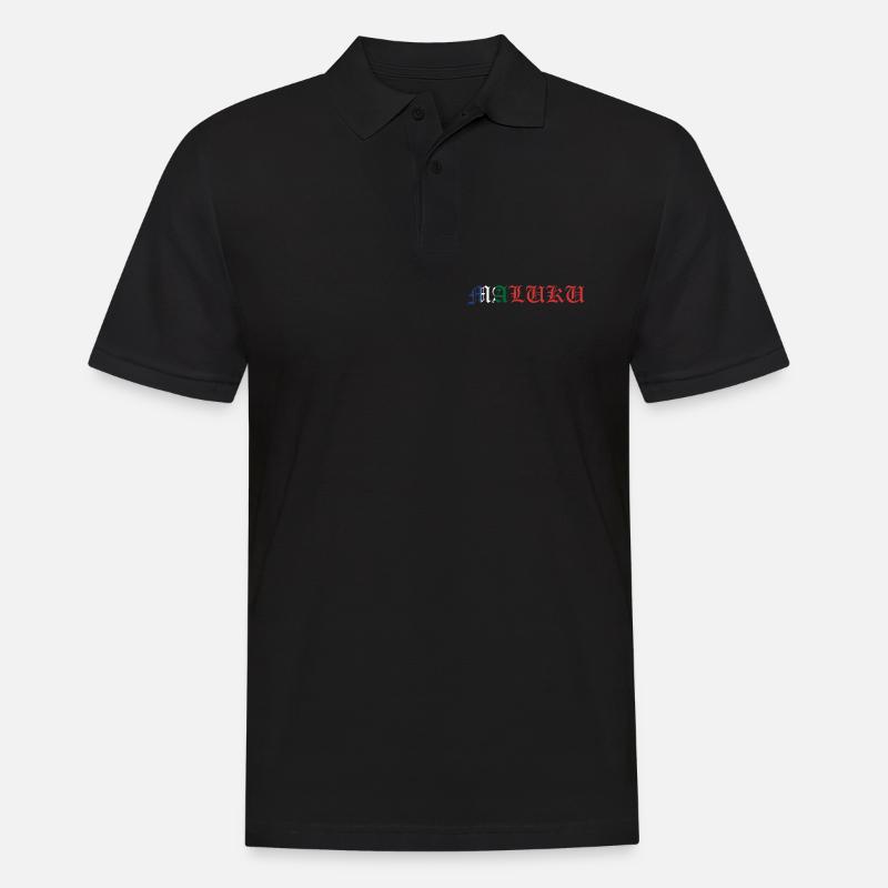 Maluku RMS - Männer Poloshirt - Schwarz
