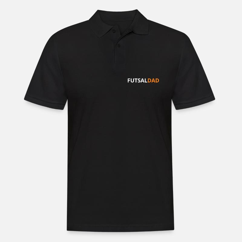 FUTSALDAD Original - Männer Poloshirt - Schwarz