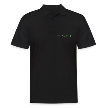 C’est toujours DNS – conception de terminaux administrateurs système - Polo Homme - noir - Devant - Kai (181cm)