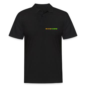 Vivre ma vie la plus correcte Drôle de dicton, médiocre - Polo Homme - noir - Devant - Kai (181cm)