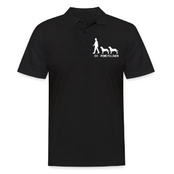 Ich Meine Follower Rottweiler Hunde Züchter Hund - Männer Poloshirt - Schwarz - Vorne - Kai (181cm)
