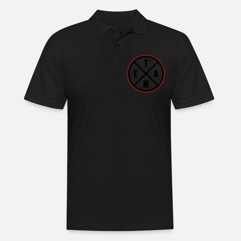 Cercle d’équipe - Polo Homme - noir
