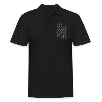 Sak Yant Thai Tattoo Five Lines Cool Gift - Men's Polo Shirt - black - Front - Kai (181cm)