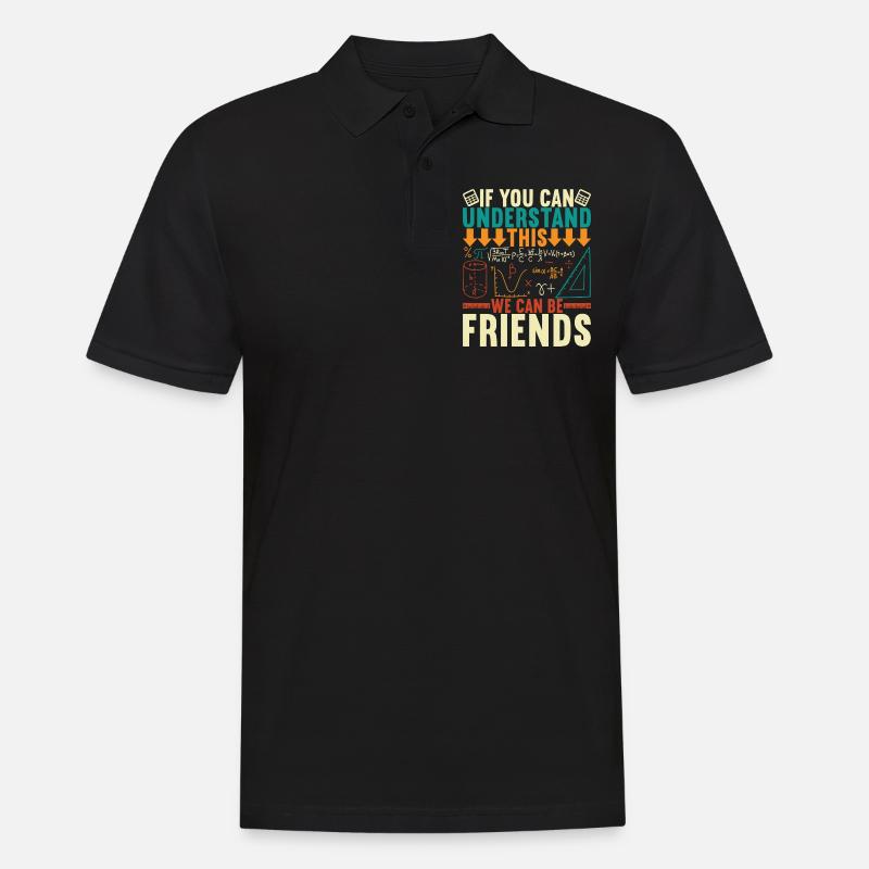 Math Math Teacher - Men's Polo Shirt - black