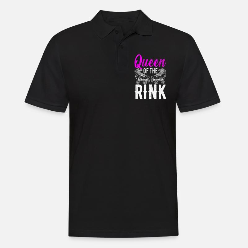Roller Derby - Männer Poloshirt - Schwarz