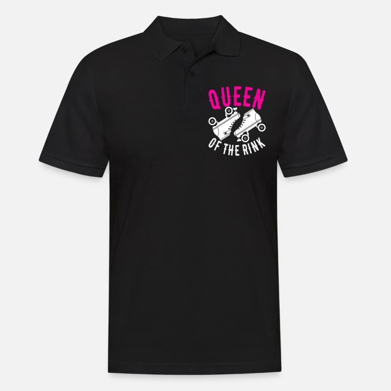 Roller Derby - Männer Poloshirt - Schwarz