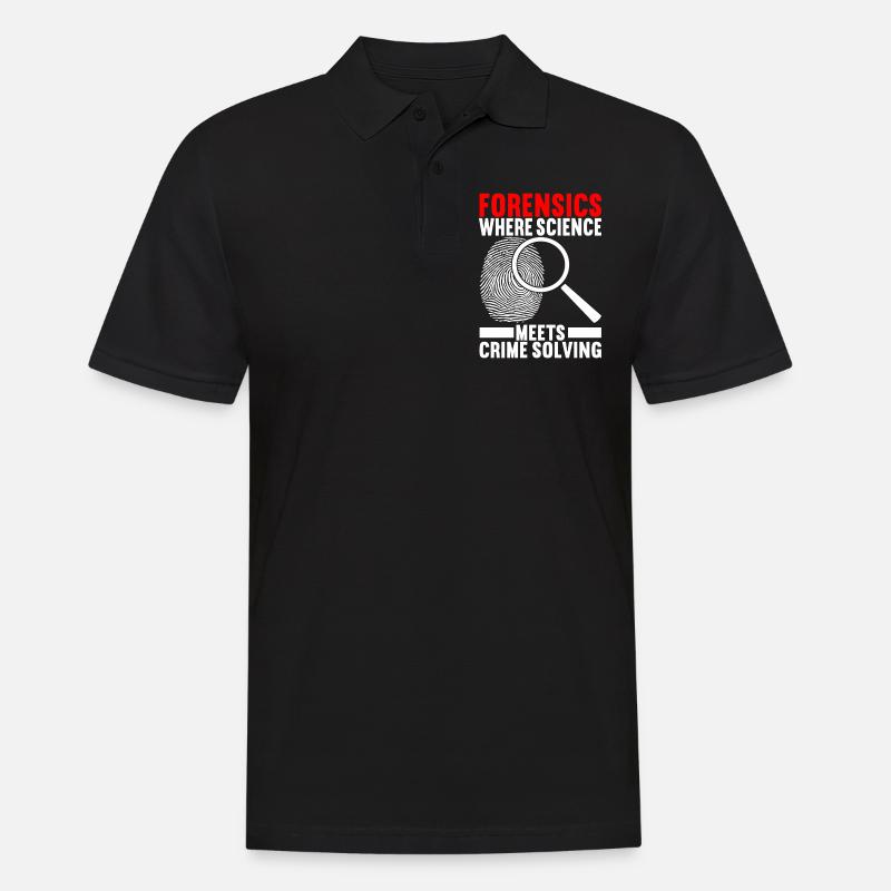 Forensics Forensic Scientist - Men's Polo Shirt - black