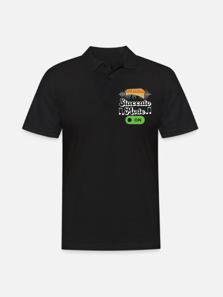 Vibraphon, vibraphonist - Men's Polo Shirt - black