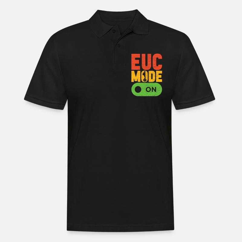 EUC Monowheel - Männer Poloshirt - Schwarz