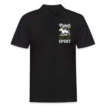 Flyball Sports canins - Polo Homme - noir - Devant - Kai (181cm)