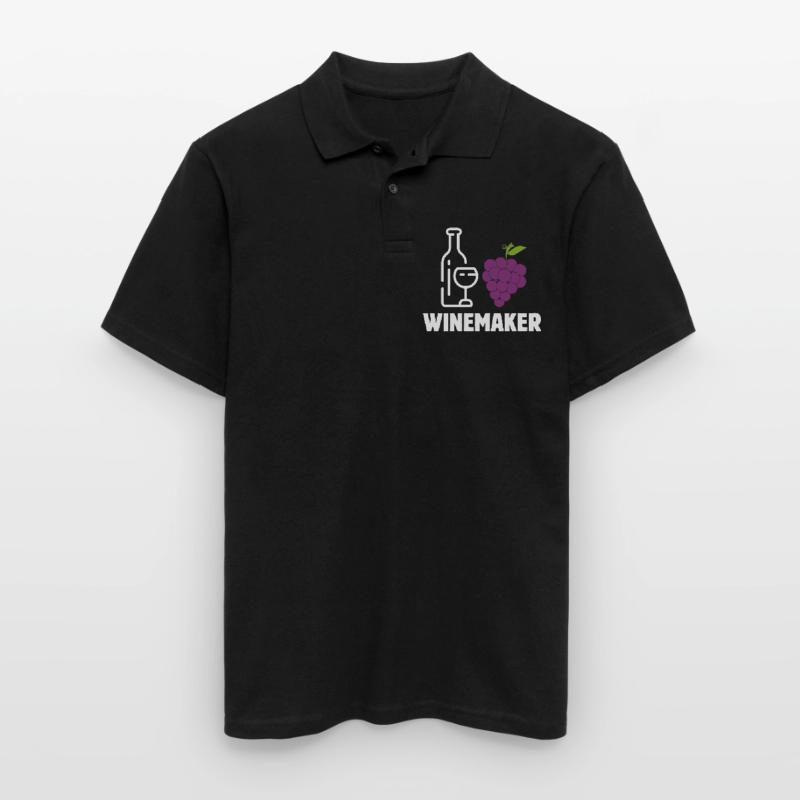 Winzer Alkoholisches Weingut Beruf Pacemaker Winer Männer Poloshirt