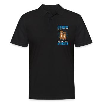 Boxer Dog Dog Propriétaire German Boxer Cadeau - Polo Homme - noir - Devant - Kai (181cm)
