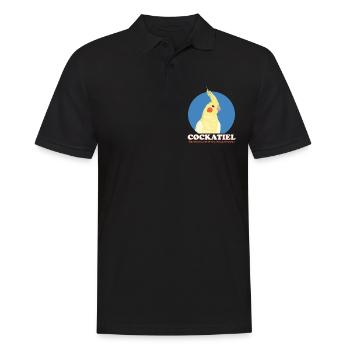 Cockatiels Bird Owner Bird Gift - Polo Homme - noir - Devant - Kai (181cm)