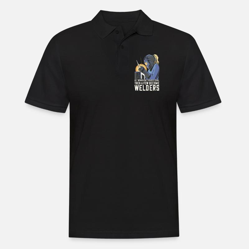 Welder Mama pour soudeurs et - Polo Homme - noir