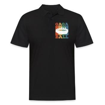 Gaga Ball Dodgeball Gagaball Player Gaga Ball - Men's Polo Shirt - black - Front - Kai (181cm)