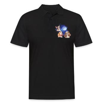 Apportez du style avec notre Cool Dog - Polo Homme - noir - Devant - Kai (181cm)