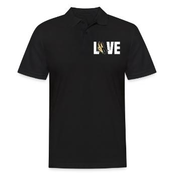 Les machaons tigrés sont les meilleurs pour les filles - Polo Homme - noir - Devant - Kai (181cm)