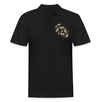 Les machaons tigrés sont les meilleurs pour les filles - Polo Homme - noir - Devant - Kai (181cm)