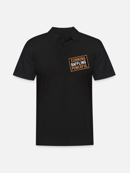Cunning Baffling Powerful 13 - Männer Poloshirt - Schwarz
