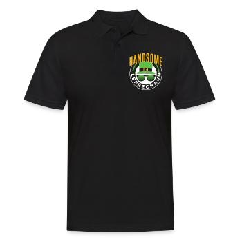 Joli leprechaun irlandais Leprechaun St Patrick’s Day - Polo Homme - noir - Devant - Kai (181cm)
