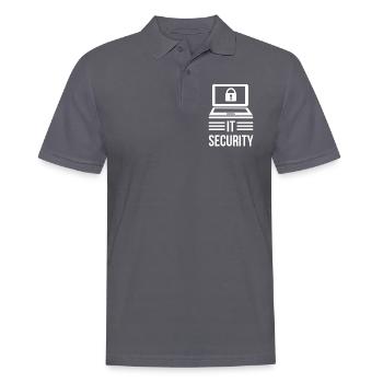 It Sicherheit Hacking Hacker Cybersecurity Hack - Männer Poloshirt - Anthrazit - Vorne - Nico (186cm)