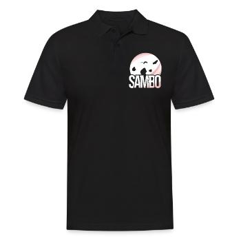 Sambo Trainer Martial Arts Martial Arts Training - Men's Polo Shirt - black - Front - Kai (181cm)