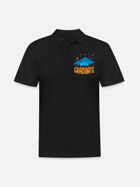 Graduate Graduation Party Graduate Graduate - Men's Polo Shirt - black