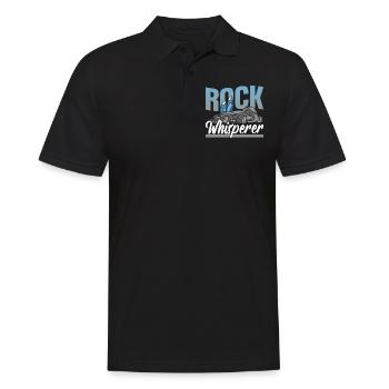 Rock Whisperer Geology Student Geology Geologist - Men's Polo Shirt - black - Front - Kai (181cm)