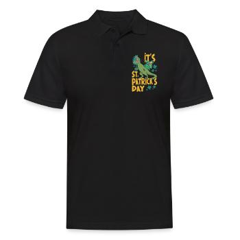 Aujourd’hui, c’est la Saint-Patrick irlandaise irlandaise - Polo Homme - noir - Devant - Kai (181cm)