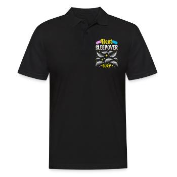 Beste Übernachtung Aller Zeiten Party Übernachten - Männer Poloshirt - Schwarz - Vorne - Kai (181cm)