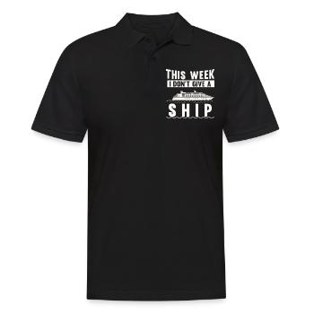 Semaine de croisière Vacances de croisière amusantes - Polo Homme - noir - Devant - Kai (181cm)