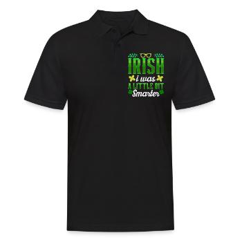St Patricks Tag Gälisch Ire Irland Irisch - Männer Poloshirt - Schwarz - Vorne - Kai (181cm)