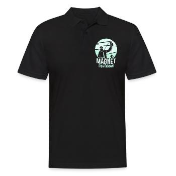 Aimant de pêche magnétique pour pêcheurs magnétique - Polo Homme - noir - Devant - Kai (181cm)