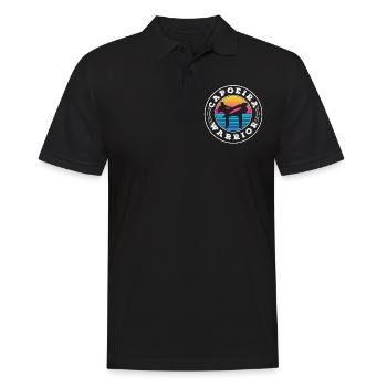 Capoeira Guerrier Arts Martiaux Passe-temps Brésilien - Polo Homme - noir - Devant - Kai (181cm)