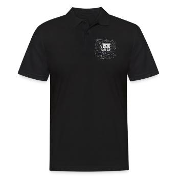 Quadratwurzel von 1936 Mathe Nerd 44. Geburtstag - Männer Poloshirt - Schwarz - Vorne - Kai (181cm)